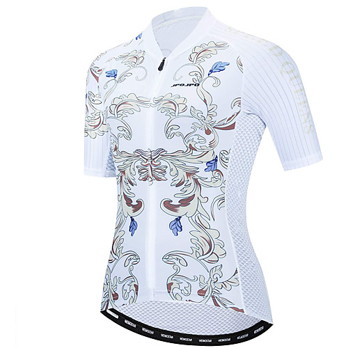 21Grams Women's Short Sleeve Cycling Jersey Summer Spandex Polyester White Floral Botanical Bike Jersey Top Mountain Bike MTB Road Bike Cycling Quick Dry Moisture Wicking Breathable Sports Clothing
21Grams Women's Short Sleeve Cycling Jersey Summer Spandex Polyester White Floral Botanical Bike Jersey Top Mountain Bike MTB Road Bike Cycling Quick Dry Moisture Wicking Breathable Sports Clothing