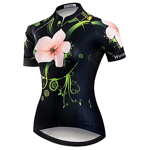 21Grams Women's Short Sleeve Cycling Jersey Summer Spandex Polyester Black Floral Botanical Bike Jersey Top Mountain Bike MTB Road Bike Cycling Quick Dry Moisture Wicking Breathable Sports Clothing
21Grams Women's Short Sleeve Cycling Jersey Summer Spandex Polyester Black Floral Botanical Bike Jersey Top Mountain Bike MTB Road Bike Cycling Quick Dry Moisture Wicking Breathable Sports Clothing