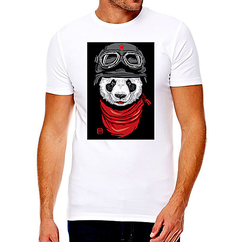 Men's Unisex Tee T shirt Hot Stamping Graphic Prints Panda Plus Size Print Short Sleeve Casual Tops Cotton Basic Fashion Designer Big and Tall White
Men's Unisex Tee T shirt Hot Stamping Graphic Prints Panda Plus Size Print Short Sleeve Casual Tops Cotton Basic Fashion Designer Big and Tall White
