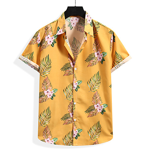 Men's Shirt Other Prints Graphic Print Short Sleeve Daily Tops Cotton Basic Blue Yellow
Men's Shirt Other Prints Graphic Print Short Sleeve Daily Tops Cotton Basic Blue Yellow