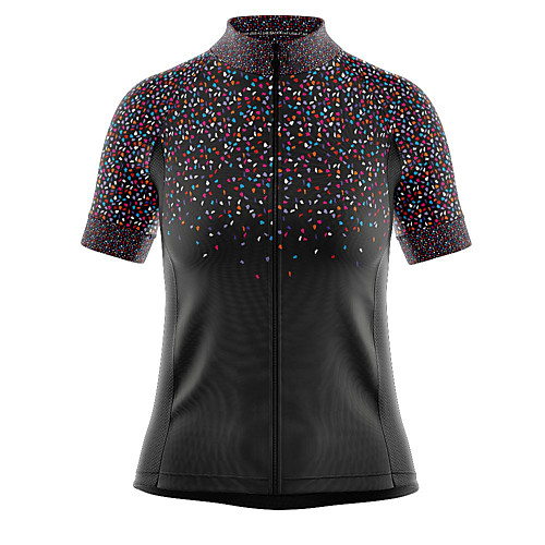 21Grams Women's Short Sleeve Cycling Jersey Summer Spandex Polyester Black Bike Jersey Top Mountain Bike MTB Road Bike Cycling Quick Dry Moisture Wicking Breathable Sports Clothing Apparel / Stretchy
21Grams Women's Short Sleeve Cycling Jersey Summer Spandex Polyester Black Bike Jersey Top Mountain Bike MTB Road Bike Cycling Quick Dry Moisture Wicking Breathable Sports Clothing Apparel / Stretchy