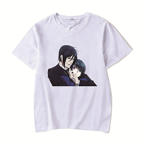 Men's Unisex Tee T shirt Hot Stamping Anime Graphic Prints Plus Size Kuroshitsuji Print Short Sleeve Casual Tops Cotton Basic Designer Big and Tall White Black Red
Men's Unisex Tee T shirt Hot Stamping Anime Graphic Prints Plus Size Kuroshitsuji Print Short Sleeve Casual Tops Cotton Basic Designer Big and Tall White Black Red