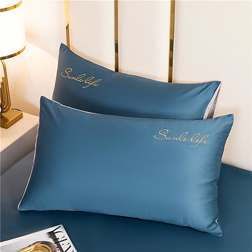 2pc Set of Pillow Cases Solid Color Cotton Soft Comfortable Home Office Pillowcase Living Room Bedroom Sofa Cushion Cover 4874cm Light Luxury Embroidery High-Quality Home /2PCS Home Office Pillowcase /Living Room Bedroom Sofa Cushion Cover
2pc Set of Pillow Cases Solid Color Cotton Soft Comfortable Home Office Pillowcase Living Room Bedroom Sofa Cushion Cover 4874cm Light Luxury Embroidery High-Quality Home /2PCS Home Office Pillowcase /Living Room Bedroom Sofa Cushion Cover