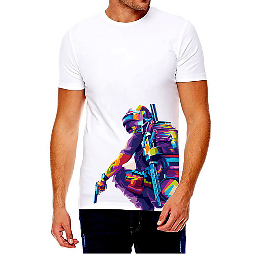 Men's Unisex Tee T shirt Hot Stamping Graphic Prints Portrait Plus Size Print Short Sleeve Casual Tops Cotton Basic Fashion Designer Big and Tall White
Men's Unisex Tee T shirt Hot Stamping Graphic Prints Portrait Plus Size Print Short Sleeve Casual Tops Cotton Basic Fashion Designer Big and Tall White