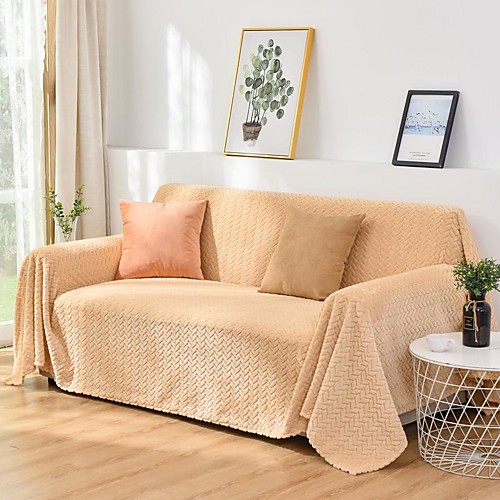 Sofa Cover Sofa Blanket Embossing/Plush Wheat Ear Pattern Sofa Blanket/Fit for 1-4 Cushion Couch and L Shape Sofa
Sofa Cover Sofa Blanket Embossing/Plush Wheat Ear Pattern Sofa Blanket/Fit for 1-4 Cushion Couch and L Shape Sofa