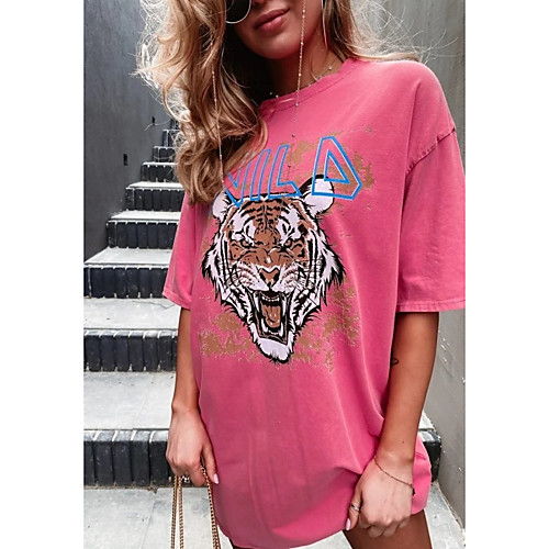 2021 european and american cross-border spring and summer new style cartoon animal print fashion short t-shirt dress 8509
2021 european and american cross-border spring and summer new style cartoon animal print fashion short t-shirt dress 8509