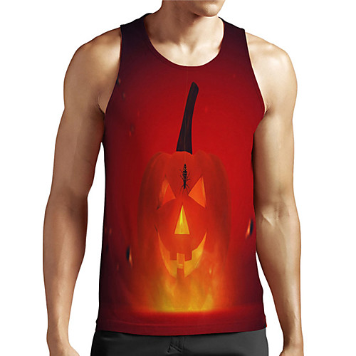 Men's Unisex Tank Top Undershirt 3D Print Graphic Prints Pumpkin Plus Size Print Sleeveless Casual Tops Basic Designer Big and Tall Orange
Men's Unisex Tank Top Undershirt 3D Print Graphic Prints Pumpkin Plus Size Print Sleeveless Casual Tops Basic Designer Big and Tall Orange
