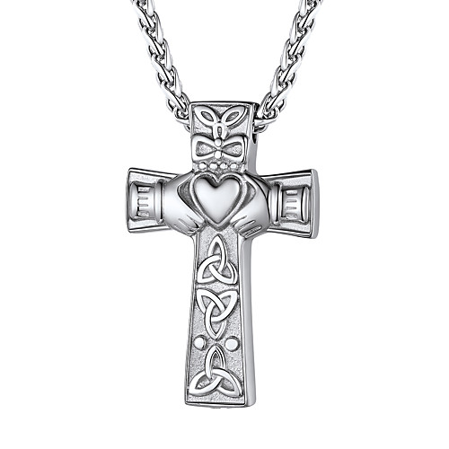 Urn Pendant Necklace Classic Cross Heart Fashion Classic Titanium Steel Silver 555 cm Necklace Jewelry 1pc For Christmas Gift Festival
Urn Pendant Necklace Classic Cross Heart Fashion Classic Titanium Steel Silver 555 cm Necklace Jewelry 1pc For Christmas Gift Festival