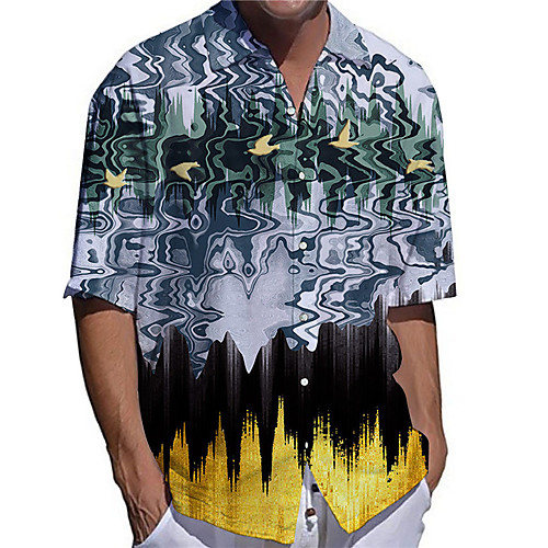 Men's Shirt 3D Print Abstract Plus Size 3D Print Button-Down Short Sleeve Casual Tops Casual Fashion Streetwear Breathable Gray
Men's Shirt 3D Print Abstract Plus Size 3D Print Button-Down Short Sleeve Casual Tops Casual Fashion Streetwear Breathable Gray
