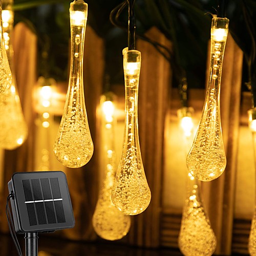 Outdoor Solar String Light Solar Light Outdoors Droplet Bulbs Waterproof Solar Lamp RGB Fairy String Solar Lights for Garden Patio Holiday Decor 6.5M-30LEDs 12M-100LEDs LED Solar Garden Light
Outdoor Solar String Light Solar Light Outdoors Droplet Bulbs Waterproof Solar Lamp RGB Fairy String Solar Lights for Garden Patio Holiday Decor 6.5M-30LEDs 12M-100LEDs LED Solar Garden Light