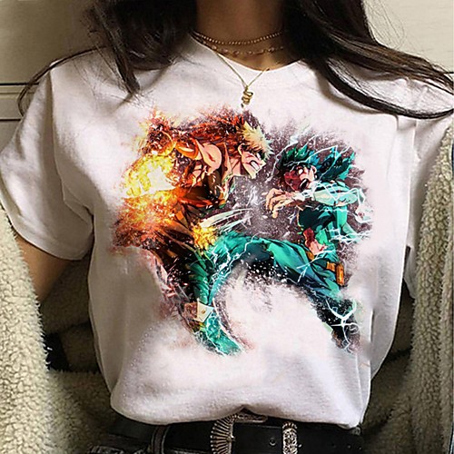 Inspired by My Hero Academia / Boku No Hero Cosplay Anime Cartoon Polyester / Cotton Blend Print Harajuku Graphic Kawaii T-shirt For Women's / Men's
Inspired by My Hero Academia / Boku No Hero Cosplay Anime Cartoon Polyester / Cotton Blend Print Harajuku Graphic Kawaii T-shirt For Women's / Men's