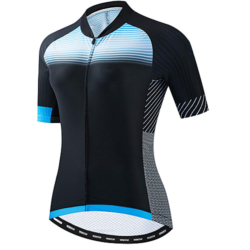 21Grams Women's Short Sleeve Cycling Jersey Summer Spandex Polyester Bule / Black Stripes Bike Jersey Top Mountain Bike MTB Road Bike Cycling Quick Dry Moisture Wicking Breathable Sports Clothing
21Grams Women's Short Sleeve Cycling Jersey Summer Spandex Polyester Bule / Black Stripes Bike Jersey Top Mountain Bike MTB Road Bike Cycling Quick Dry Moisture Wicking Breathable Sports Clothing