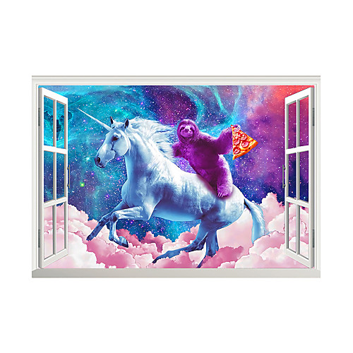 3D Fake Window Brown Bear Pizza Horse Home Children's Room Background Decoration Can Be Removed Stickers
3D Fake Window Brown Bear Pizza Horse Home Children's Room Background Decoration Can Be Removed Stickers