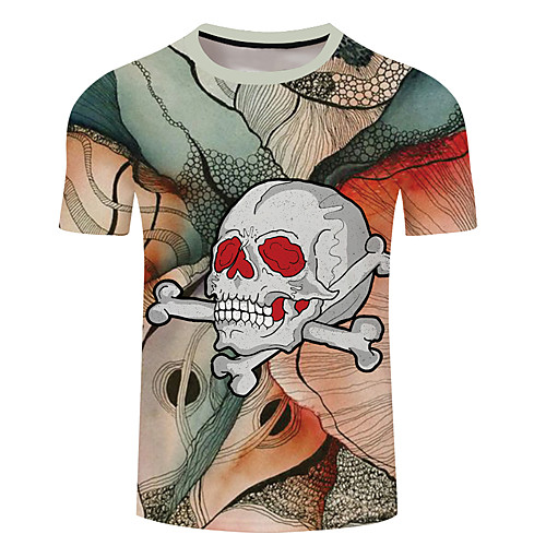 Men's Unisex Tee T shirt 3D Print Graphic Prints Skull Plus Size 3D Print Short Sleeve Casual Tops Basic Designer Big and Tall Orange Dark Green
Men's Unisex Tee T shirt 3D Print Graphic Prints Skull Plus Size 3D Print Short Sleeve Casual Tops Basic Designer Big and Tall Orange Dark Green
