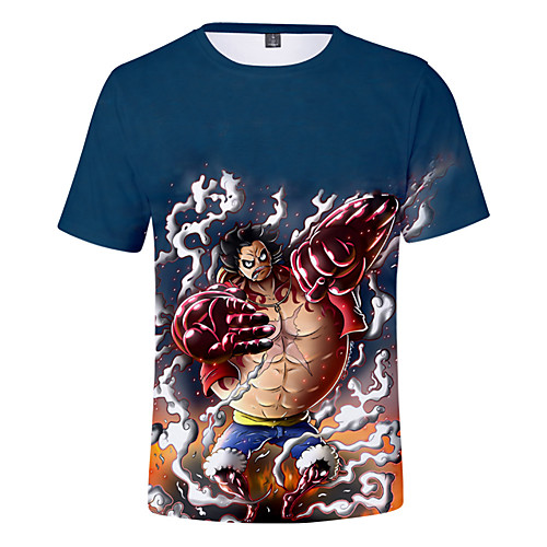 Inspired by One Piece Monkey D. Luffy Cosplay Costume T-shirt Terylene 3D Printing T-shirt For Women's / Men's
Inspired by One Piece Monkey D. Luffy Cosplay Costume T-shirt Terylene 3D Printing T-shirt For Women's / Men's