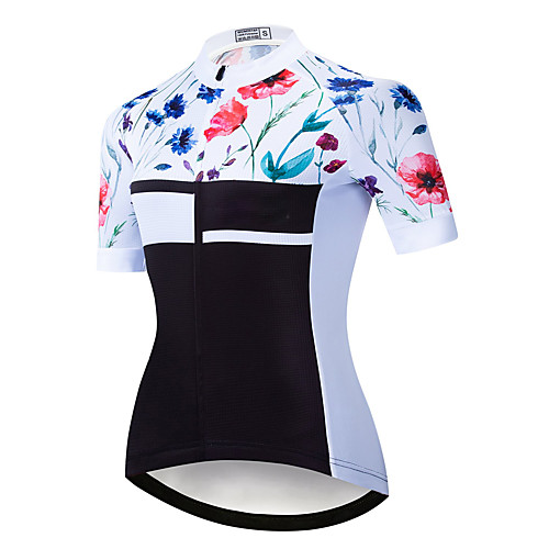21Grams Women's Short Sleeve Cycling Jersey Summer Spandex Polyester White Patchwork Floral Botanical Bike Jersey Top Mountain Bike MTB Road Bike Cycling Quick Dry Moisture Wicking Breathable Sports
21Grams Women's Short Sleeve Cycling Jersey Summer Spandex Polyester White Patchwork Floral Botanical Bike Jersey Top Mountain Bike MTB Road Bike Cycling Quick Dry Moisture Wicking Breathable Sports
