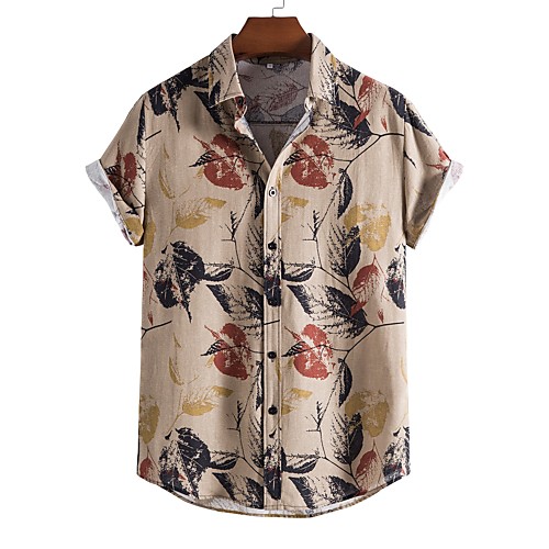 Men's Shirt Other Prints Letter Animal Print Short Sleeve Daily Tops Beach Boho Button Down Collar Gray
Men's Shirt Other Prints Letter Animal Print Short Sleeve Daily Tops Beach Boho Button Down Collar Gray