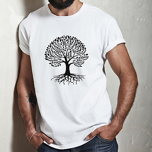 Men's Unisex Tee T shirt Shirt Hot Stamping Graphic Prints Tree Plus Size Print Short Sleeve Casual Tops Cotton Basic Designer Big and Tall Round Neck White / Summer
Men's Unisex Tee T shirt Shirt Hot Stamping Graphic Prints Tree Plus Size Print Short Sleeve Casual Tops Cotton Basic Designer Big and Tall Round Neck White / Summer