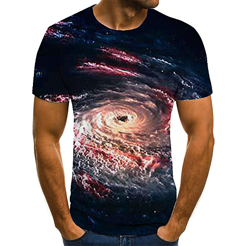Men's Unisex Tee T shirt 3D Print Galaxy Graphic Prints Plus Size Print Short Sleeve Casual Tops Basic Fashion Designer Big and Tall Blue
Men's Unisex Tee T shirt 3D Print Galaxy Graphic Prints Plus Size Print Short Sleeve Casual Tops Basic Fashion Designer Big and Tall Blue