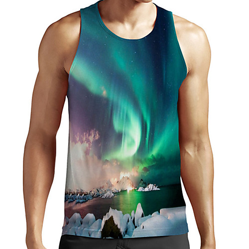 Men's Unisex Tank Top Undershirt 3D Print Scenery Graphic Prints Plus Size Print Sleeveless Casual Tops Basic Fashion Designer Breathable Green
Men's Unisex Tank Top Undershirt 3D Print Scenery Graphic Prints Plus Size Print Sleeveless Casual Tops Basic Fashion Designer Breathable Green