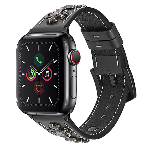 Smart Watch Band for Apple iWatch 1 pcs Business Band Genuine Leather Replacement Wrist Strap for Apple Watch Series SE / 6/5/4/3/2/1
Smart Watch Band for Apple iWatch 1 pcs Business Band Genuine Leather Replacement Wrist Strap for Apple Watch Series SE / 6/5/4/3/2/1