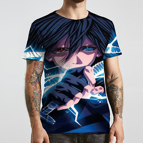 Men's Unisex Tee T shirt 3D Print Anime Graphic Prints Plus Size Print Short Sleeve Casual Tops Basic Designer Big and Tall Blue
Men's Unisex Tee T shirt 3D Print Anime Graphic Prints Plus Size Print Short Sleeve Casual Tops Basic Designer Big and Tall Blue
