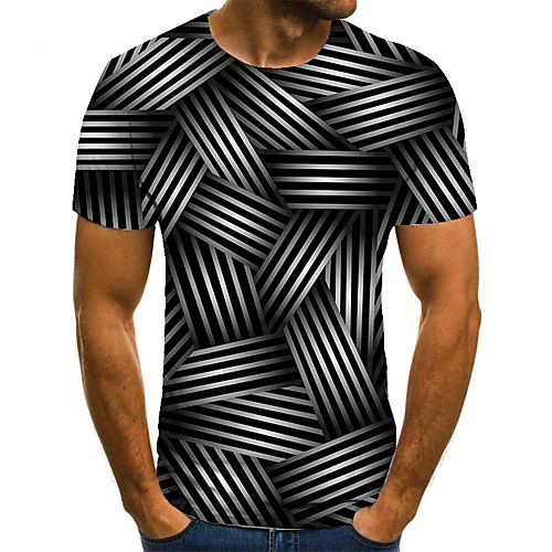 Men's Unisex Tee T shirt Shirt 3D Print Graphic Prints Geometry Plus Size Print Short Sleeve Casual Tops Basic Fashion Designer Big and Tall Round Neck Black
Men's Unisex Tee T shirt Shirt 3D Print Graphic Prints Geometry Plus Size Print Short Sleeve Casual Tops Basic Fashion Designer Big and Tall Round Neck Black