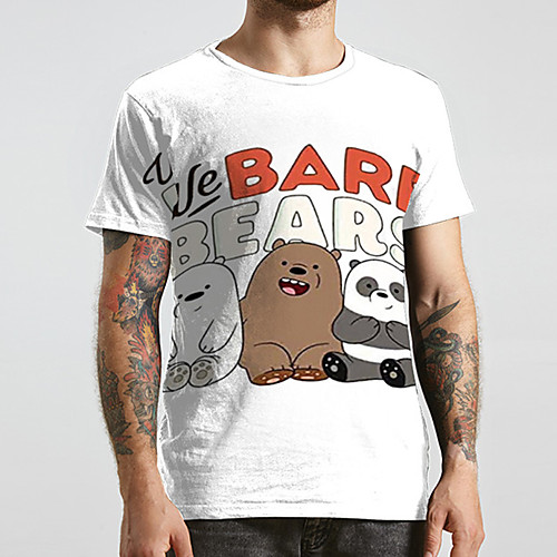 Men's Unisex Tee T shirt 3D Print Cartoon Graphic Prints Plus Size Print Short Sleeve Casual Tops Basic Designer Big and Tall White
Men's Unisex Tee T shirt 3D Print Cartoon Graphic Prints Plus Size Print Short Sleeve Casual Tops Basic Designer Big and Tall White