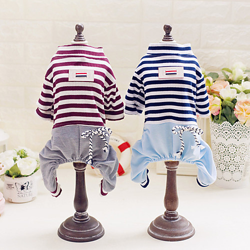 Dog Cat Dog clothes Striped Elegant Adorable Cute Dailywear Casual / Daily Dog Clothes Puppy Clothes Dog Outfits Breathable Red Dark Blue Costume for Girl and Boy Dog Cotton S M L XL XXL
Dog Cat Dog clothes Striped Elegant Adorable Cute Dailywear Casual / Daily Dog Clothes Puppy Clothes Dog Outfits Breathable Red Dark Blue Costume for Girl and Boy Dog Cotton S M L XL XXL