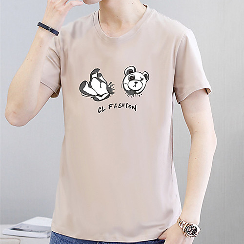 Men's Unisex Tee T shirt Hot Stamping Graphic Prints Bear Letter Plus Size Print Short Sleeve Casual Tops Cotton Basic Fashion Designer Big and Tall White Black Khaki
Men's Unisex Tee T shirt Hot Stamping Graphic Prints Bear Letter Plus Size Print Short Sleeve Casual Tops Cotton Basic Fashion Designer Big and Tall White Black Khaki