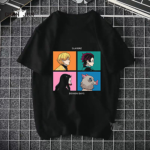 Inspired by Demon Slayer Cosplay Cosplay Costume T-shirt Polyester / Cotton Blend Print Harajuku Graphic Kawaii T-shirt For Women's / Men's
Inspired by Demon Slayer Cosplay Cosplay Costume T-shirt Polyester / Cotton Blend Print Harajuku Graphic Kawaii T-shirt For Women's / Men's