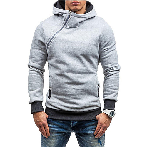 Men's Zip Up Hoodie Sweatshirt Color Block Hooded Sports & Outdoor Daily Weekend non-printing Casual Streetwear Hoodies Sweatshirts Long Sleeve Blue Gray Black
Men's Zip Up Hoodie Sweatshirt Color Block Hooded Sports & Outdoor Daily Weekend non-printing Casual Streetwear Hoodies Sweatshirts Long Sleeve Blue Gray Black