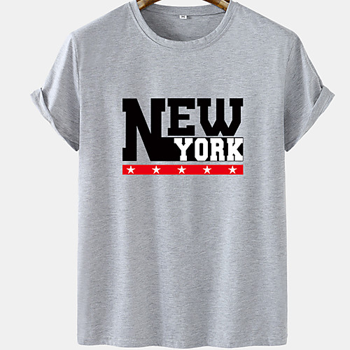Men's Unisex Tee T shirt Hot Stamping Graphic Prints Letter Plus Size Short Sleeve Casual Tops Cotton Basic Designer Big and Tall White Khaki Green
Men's Unisex Tee T shirt Hot Stamping Graphic Prints Letter Plus Size Short Sleeve Casual Tops Cotton Basic Designer Big and Tall White Khaki Green