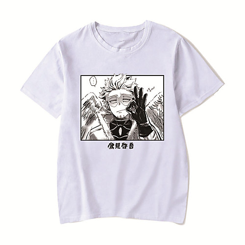 Men's Unisex Tee T shirt Hot Stamping Anime Graphic Prints Plus Size My Hero Academia Print Short Sleeve Casual Tops Cotton Basic Designer Big and Tall White Black Red
Men's Unisex Tee T shirt Hot Stamping Anime Graphic Prints Plus Size My Hero Academia Print Short Sleeve Casual Tops Cotton Basic Designer Big and Tall White Black Red
