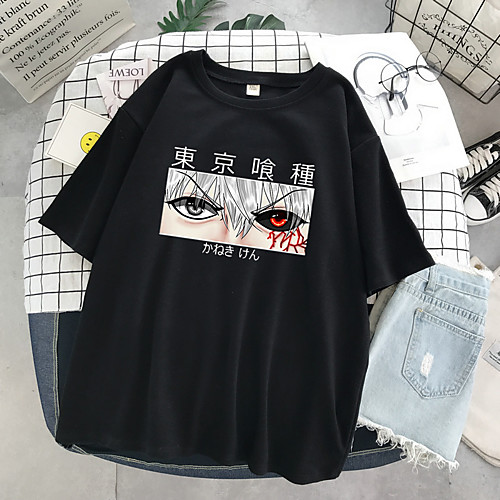 Inspired by Tokyo Ghoul Cosplay Cosplay Costume T-shirt Polyester / Cotton Blend Print Harajuku Graphic Kawaii T-shirt For Women's / Men's
Inspired by Tokyo Ghoul Cosplay Cosplay Costume T-shirt Polyester / Cotton Blend Print Harajuku Graphic Kawaii T-shirt For Women's / Men's