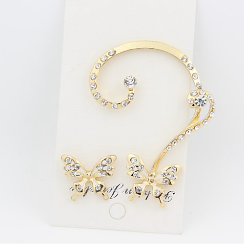 Butterfly Mismatch Earrings Classic Sweet Earrings Jewelry Gold For Date Festival 1 Pair
Butterfly Mismatch Earrings Classic Sweet Earrings Jewelry Gold For Date Festival 1 Pair