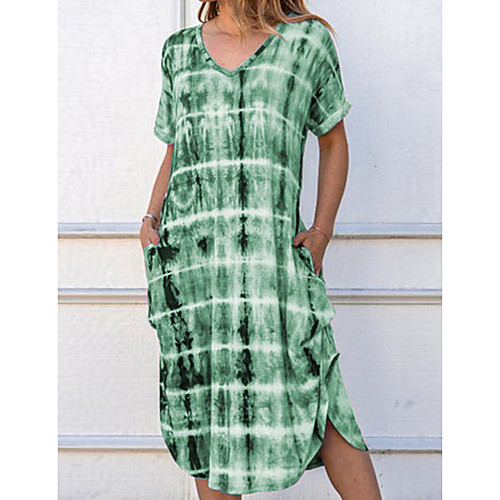 Women's Shift Dress Midi Dress Purple Wine Fuchsia Gray Khaki Green Royal Blue Light Blue Short Sleeve Color Block Tie Dye Patchwork Print Summer V Neck Elegant Casual 2021 S M L XL XXL
Women's Shift Dress Midi Dress Purple Wine Fuchsia Gray Khaki Green Royal Blue Light Blue Short Sleeve Color Block Tie Dye Patchwork Print Summer V Neck Elegant Casual 2021 S M L XL XXL