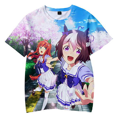 Inspired by Pretty Derby Cosplay Cosplay Costume T-shirt Terylene 3D Printing Harajuku Graphic T-shirt For Women's / Men's
Inspired by Pretty Derby Cosplay Cosplay Costume T-shirt Terylene 3D Printing Harajuku Graphic T-shirt For Women's / Men's