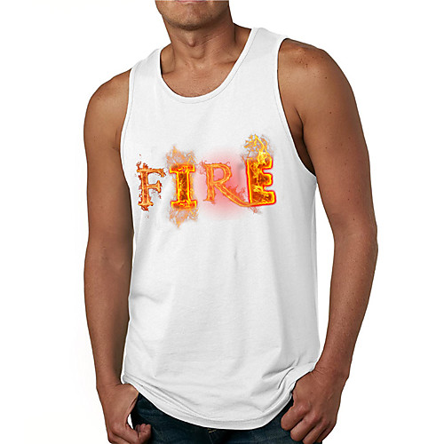 Men's Tank Top Undershirt Hot Stamping Graphic Prints Letter Print Sleeveless Daily Tops Casual Designer Big and Tall White Black Blue
Men's Tank Top Undershirt Hot Stamping Graphic Prints Letter Print Sleeveless Daily Tops Casual Designer Big and Tall White Black Blue
