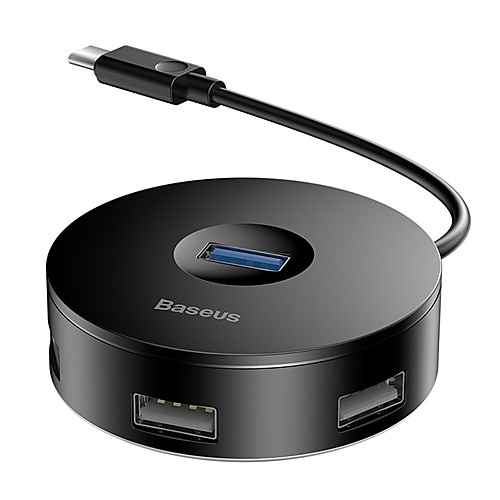 BASEUS High Speed USB 3.0 USB C to USB 2.0 USB 3.0 USB Hub 4 Ports For Windows, PC, Laptop
BASEUS High Speed USB 3.0 USB C to USB 2.0 USB 3.0 USB Hub 4 Ports For Windows, PC, Laptop