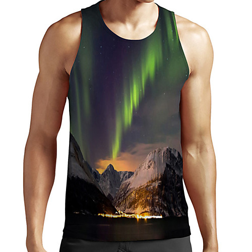 Men's Unisex Tank Top Undershirt 3D Print Scenery Graphic Prints Plus Size Print Sleeveless Casual Tops Basic Fashion Designer Breathable Green
Men's Unisex Tank Top Undershirt 3D Print Scenery Graphic Prints Plus Size Print Sleeveless Casual Tops Basic Fashion Designer Breathable Green