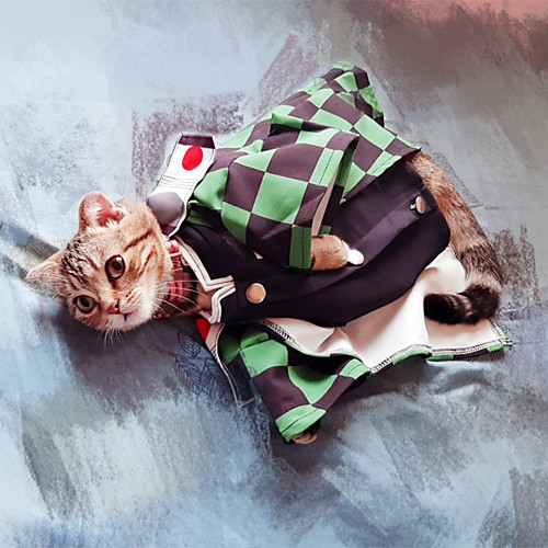 Inspired By Anime Demon Slayer Pet Costume Cat Dog/Cat Cosplay Halloween Dog/Cat Costume
Inspired By Anime Demon Slayer Pet Costume Cat Dog/Cat Cosplay Halloween Dog/Cat Costume