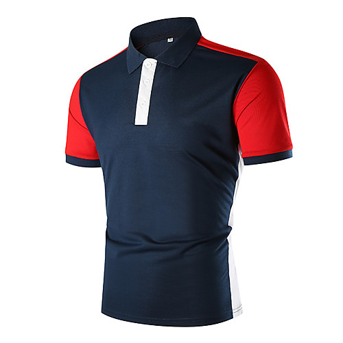 Men's Golf Shirt Tennis Shirt non-printing Patchwork Patchwork Short Sleeve Casual Tops Simple Lightweight Comfortable Black Navy Blue
Men's Golf Shirt Tennis Shirt non-printing Patchwork Patchwork Short Sleeve Casual Tops Simple Lightweight Comfortable Black Navy Blue