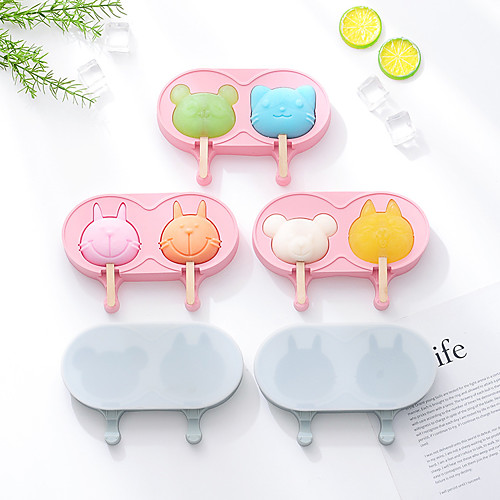 Ice Cream Maker 2 Pieces Silicone Ice Cream Mold DIY Cartoon Handmade Creative Ice Cream Popsicle Stick Ice Mold Homemade Ice Tray
Ice Cream Maker 2 Pieces Silicone Ice Cream Mold DIY Cartoon Handmade Creative Ice Cream Popsicle Stick Ice Mold Homemade Ice Tray