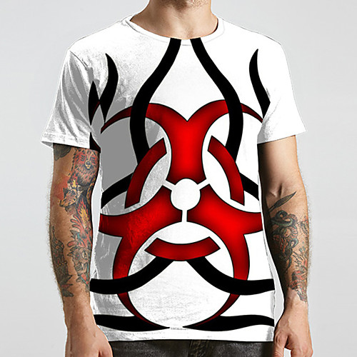 Men's Unisex Tee T shirt 3D Print Graphic Prints Linear Plus Size Print Short Sleeve Casual Tops Fashion Designer Big and Tall White
Men's Unisex Tee T shirt 3D Print Graphic Prints Linear Plus Size Print Short Sleeve Casual Tops Fashion Designer Big and Tall White