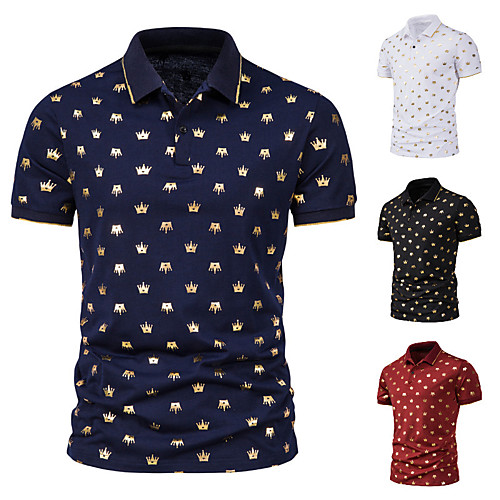 Men's Golf Shirt Tennis Shirt Other Prints Graphic Print Short Sleeve Casual Tops Simple Lightweight Comfortable Wine White Black / Work
Men's Golf Shirt Tennis Shirt Other Prints Graphic Print Short Sleeve Casual Tops Simple Lightweight Comfortable Wine White Black / Work
