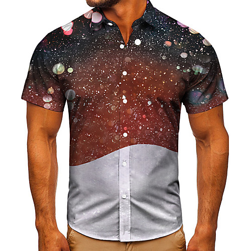 Men's Shirt 3D Print Galaxy Graphic Prints Button-Down Short Sleeve Street Tops Casual Fashion Classic Breathable Red
Men's Shirt 3D Print Galaxy Graphic Prints Button-Down Short Sleeve Street Tops Casual Fashion Classic Breathable Red