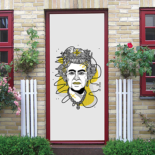 2pcs Self-adhesive Creative British Queen Door Stickers Living Room Diy Decorative Home Waterproof Wall Stickers
2pcs Self-adhesive Creative British Queen Door Stickers Living Room Diy Decorative Home Waterproof Wall Stickers