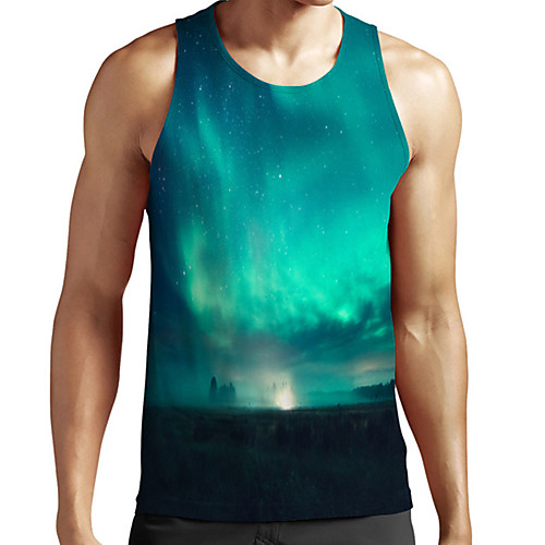 Men's Unisex Tank Top Undershirt 3D Print Scenery Graphic Prints Plus Size Print Sleeveless Casual Tops Basic Fashion Designer Breathable Green
Men's Unisex Tank Top Undershirt 3D Print Scenery Graphic Prints Plus Size Print Sleeveless Casual Tops Basic Fashion Designer Breathable Green