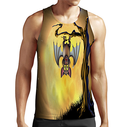 Men's Unisex Tank Top Undershirt 3D Print Graphic Prints Bat Plus Size Print Sleeveless Casual Tops Basic Designer Big and Tall Yellow
Men's Unisex Tank Top Undershirt 3D Print Graphic Prints Bat Plus Size Print Sleeveless Casual Tops Basic Designer Big and Tall Yellow